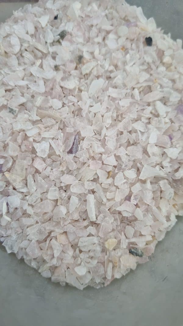 Mini pierres brutes Quartz rose 1-5mm