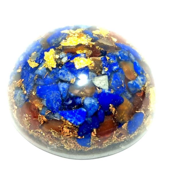 Mini Dôme Protection Cornaline/Lapis lazuli