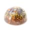 Orgonite Dôme Améthyste Or et Cuivre -Protection Bien être