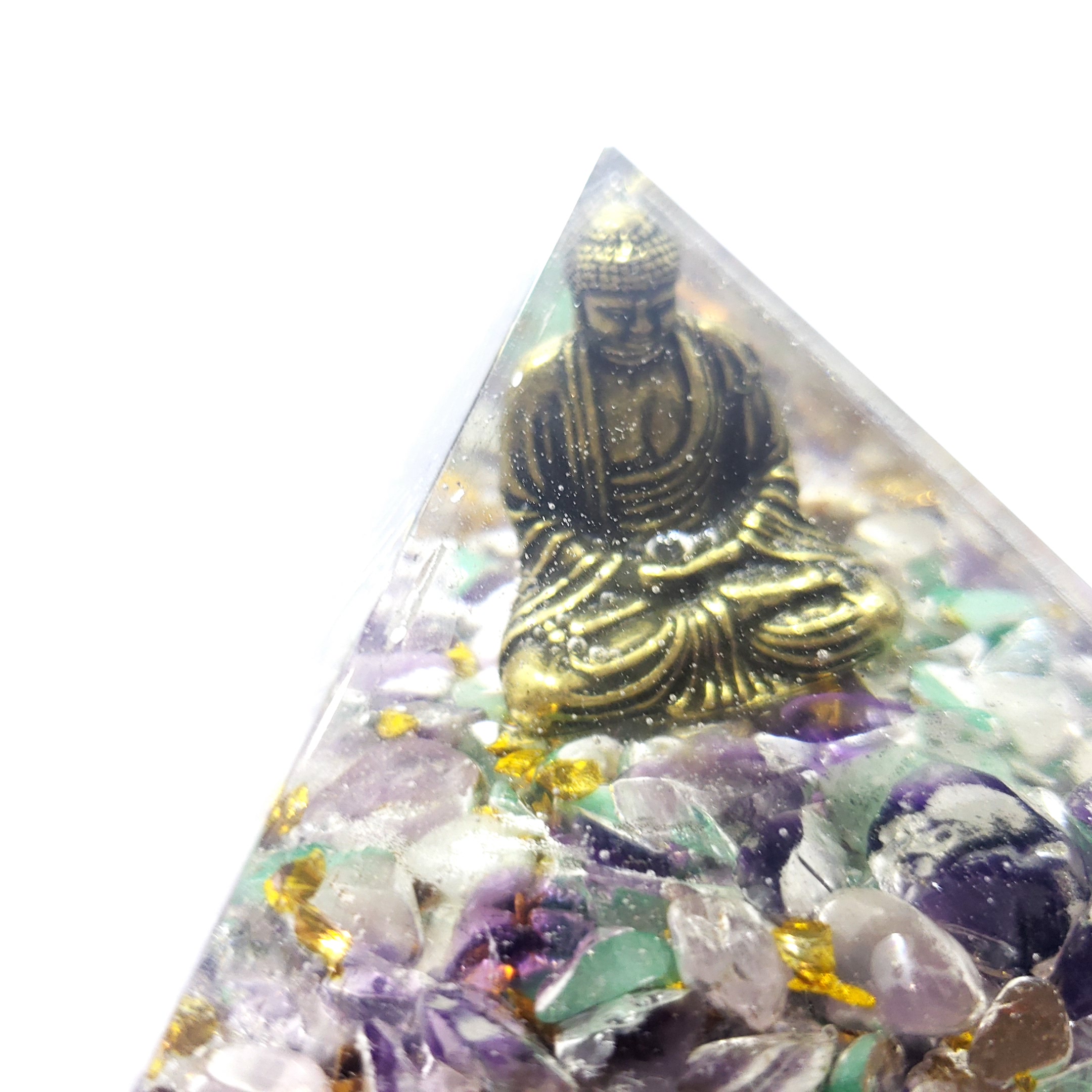 Q Pyramide Bouddha Am Thyste Aventurine Protection Bien Tre