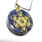 Orgonite Pendentif Metatron - Lapis Lazuli - Protection - Créativité - bien être