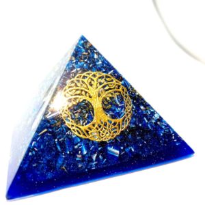 Orgonite Pyramide Triquetra - Protection - Bien être