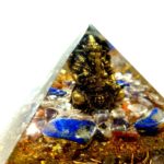 Orgonite Pyramide GANESH - Protection - Bien être - Richesse - Chance - Prospérité.