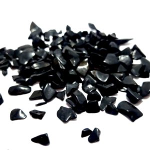 Obsidienne mini  - roulée-  0,5-15 mm  - 100g
