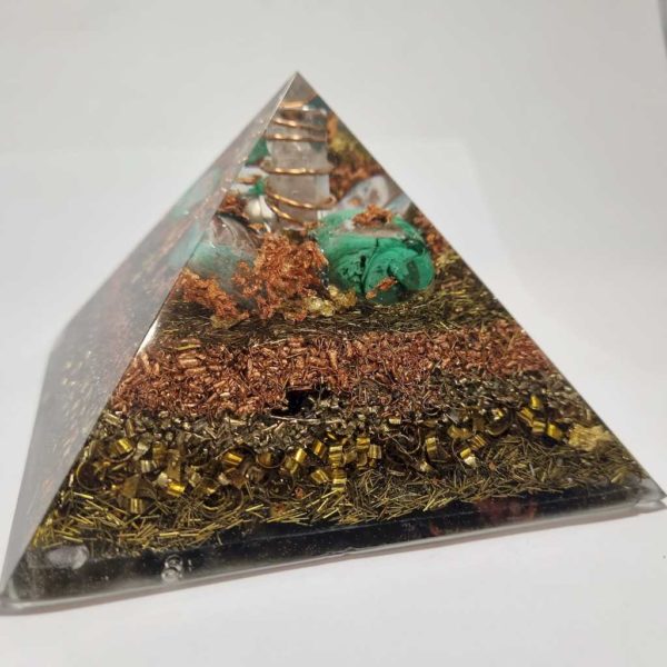 Pyramide Malachite - Amazonite - Protection - Bien être