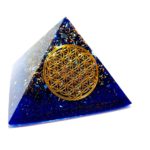 Orgonite Pyramide Fleur de vie - Protection - Harmonie