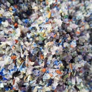 Chips brut des pierres des 7 chakras 1-5mm 200gr