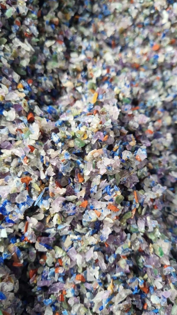 Chips brut des pierres des  7 chakras 1-5mm 200gr